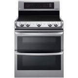 LG 30 in. Freestanding Electric Range with Double Oven in Stainless Steel 7.3 Cu.Ft. (LDE4413ST)