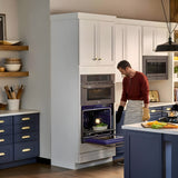 LG 30 in. Combination Wall Oven in Black Stainless Steel (LWC3063BD)