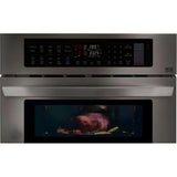 LG 30 in. Combination Wall Oven in Black Stainless Steel (LWC3063BD)