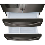 LG 36 in. 4-Door French Door Refrigerator in Black Stainless Steel 28 Cu. Ft. (LMXS28626D)