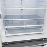 LG 36 in. 4-Door French Door Refrigerator in Stainless Steel 23 Cu. Ft. (LMWC23626S)