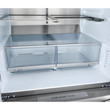 LG 36 in. 4-Door French Door Refrigerator with InstaView, Stainless Steel 23 Cu. Ft. (LRMVC2306S)