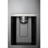 LG 36 in. Side-by-Side InstaView Refrigerator with Craft Ice in Stainless 27 Cu. Ft. (LRSOS2706S)