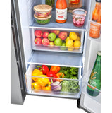 LG 36 in. Side-by-Side Refrigerator in Stainless Steel 27 Cu. Ft. (LRSXS2706S)