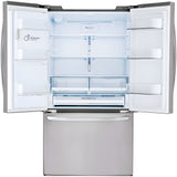 LG 36 in. Wi-Fi Enabled 3-Door French Door Refrigerator in Stainless Steel 22 Cu. Ft. (LFXS26973S)