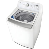 LG 4.8-Cu. Ft. Mega Capacity Top Load Washer with 4-Way Agitator and TurboDrum Technology (WT7155CW)