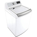 LG 5.3-Cu. Ft. Mega Capacity Smart wi-fi Enabled Top Load Washer with 4-Way Agitator and TurboWash3D Technology (WT7405CW)