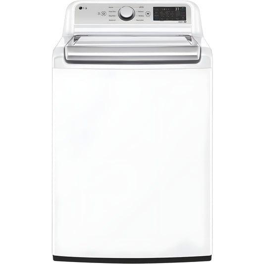 LG 5.3-Cu. Ft. Mega Capacity Smart wi-fi Enabled Top Load Washer with 4-Way Agitator and TurboWash3D Technology (WT7405CW)