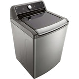 LG 5.5-Cu. Ft. Mega Capacity Smart wi-fi Enabled Top Load Washer with TurboWash3D Technology in Graphite Steel (WT7400CV)