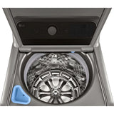 LG 5.5-Cu. Ft. Mega Capacity Smart wi-fi Enabled Top Load Washer with TurboWash3D Technology in Graphite Steel (WT7400CV)