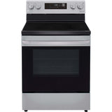 LG 30 in. 6.3-Cu. Ft. Electric Smart Range with EasyClean, Stainless Steel (LREL6321S)