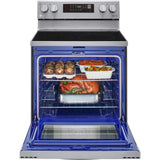 LG 30 in. 6.3-Cu. Ft. Electric Smart Range with EasyClean and AirFry Stainless Steel (LREL6323S)