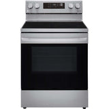 LG 30 in. 6.3-Cu. Ft. Electric Smart Range with EasyClean and AirFry Stainless Steel (LREL6323S)