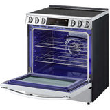 LG 30 in. 6.3-Cu. Ft. Smart Wi-Fi Enabled ProBake Convection InstaView Electric Slide-in Range with Air Fry, Stainless Steel (LSEL6335F)