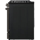 LG 30 in. 6.3-Cu. Ft. Smart Wi-Fi Enabled ProBake Convection InstaView Gas Slide-in Range with Air Fry, Black Stainless Steel (LSGL6335D)