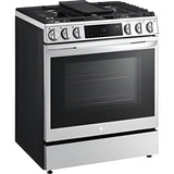LG 30 in. 6.3-Cu. Ft. Smart Wi-Fi Enabled ProBake Convection InstaView Gas Slide-in Range with Air Fry, Stainless Steel (LSGL6335F)
