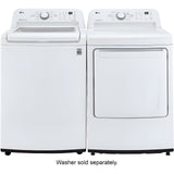 LG 7.3-Cu. Ft. Ultra Large Capacity Electric Dryer with Sensor Dry Technology in White (DLE7000W)