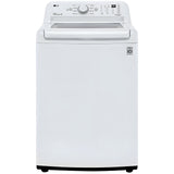 LG 4.3 cu. ft. Ultra Large Capacity Top Load Washer with 4-Way Agitator and TurboDrum Technology (WT7005CW)