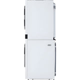 LG Single Unit Electric WashTower with Center Control In White (WKEX200HWA)