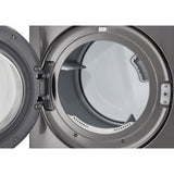 LG Single Unit Front Load LG WashTower with Center Control 4.5-cu. ft. Washer and 7.4-cu. ft. Gas Dryer in Graphite Steel (WKG101HVA)