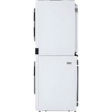 LG Single Unit Gas WashTower with Center Control in White (WKGX201HWA)
