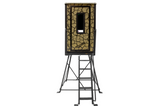 Muddy Gunner Steel Box Hunting Blind with 5 ft. Tower - MUD-BBBST1000-5C