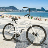 Switz Cruz + 4 Stroke Chain Drive Motorized Bike - SZ-CRUZ-MBLK + FH-ENGINE-4S + FH-TRANSKIT-4S + FH-HD4STROKEMP