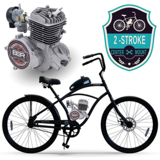 Switz Cruz + BBR Tuning 2-Stroke Engine - SZ-CRUZ-MBLK + STK-BEK80-S