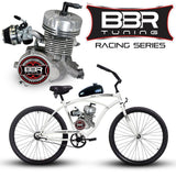 Tracer 26 Inch Men's Ace Beach Cruiser + BBR Tuning 2-Stroke Stage 4 Performance Engine - MB-TOUCH-M-BK + STK-BEK80-S + FH-CDI-ST1 + BBR-HPHEAD + FH-EXPCHAMB-CRM + WPS-2-B6HS + SD-HPCARB
