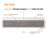Awoco FM35-ETL Elegant 1 Speed Air Curtains, 120V Unheated and ETL Sanitation Listed - FM3509-ETL
