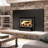 Osburn 1700 Wood Insert, Brushed Nickel & Large Faceplate, Black Trim - OB01705