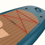 Retrospec Weekender Crew Multi-Person Inflatable Stand Up Paddle Board 12’ - 5745