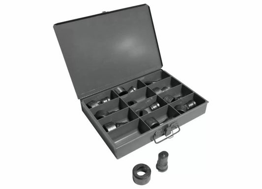 EDWARDS 12 PC. Square Punch & Die Set w/ Storage Case -  PD1260