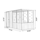 Absco Chicken Coop - Pale Eucalypt - AB1201