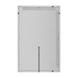 Arpella - Romano 24x36 Perimeter Lighted Mirror with Dimmer and Defogger, Wall Switch Direct - LEDPLM2436