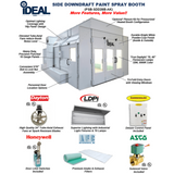Side Downdraft Paint Booth PSB-SDD26B-AK - PSB-SDD26B-1PH-230V-AK