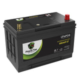 PowerTex Batteries BCI Group 27 / 27M Lithium LiFePO4 Automotive & Marine Battery - PTLG27