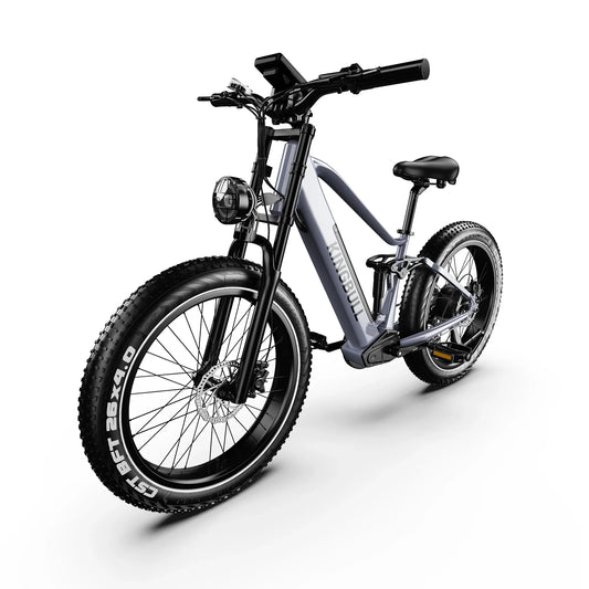 Kingbull Rover | All Terrain Full Suspension Electric Bike - KRV-GRAY