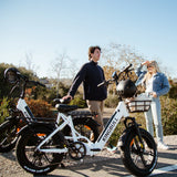 Kingbull Literider | All Terrain Folding Electric Fat Bike - KLR-BLACK