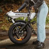 Kingbull Literider | All-Terrain Folding Electric Fat Bike - KLR-GZWHITE