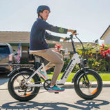 Kingbull Literider | All Terrain Folding Electric Fat Bike - KLR-BLACK