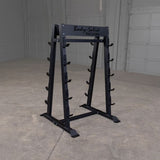 iDeal Body Solid Fixed Barbell, Fixed Curl Bar Rack - SBBR100