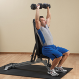 iDeal Body Solid ProClub Line Flat, Incline Bench, Silver - SFID325