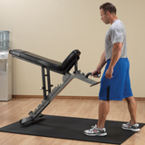 iDeal Body Solid ProClub Line Flat, Incline Bench, Silver - SFID325