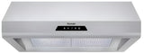 Thermador Masterpiece Series 30" Wall Mount Range Hood, 600 CFM, Halogen Lights, 4-Speed Touch Control, 7-Segment Display - HMWB30FS