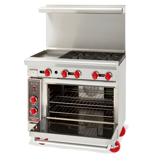 American-Range 36-Inch Restaurant Range with Convection Oven AR-6-C - 45570