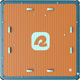 Retrospec Siesta Dock Inflatable Platform 7' - 6303