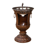 Silkroad Exclusive 23" Single Sink Walnut Bathroom Vanity With Baltic Brown Granite Countertop and Ivory Ceramic Undermount Sink - HYP-0141-BB-UIC-23