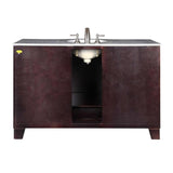 Silkroad Exclusive 55" Single Sink Bathroom Vanity - HYP-0703-WM-UWC-55