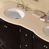 Silkroad Exclusive 60" Double Sink Bathroom Vanity – HYP-0703-CM-UWC-60